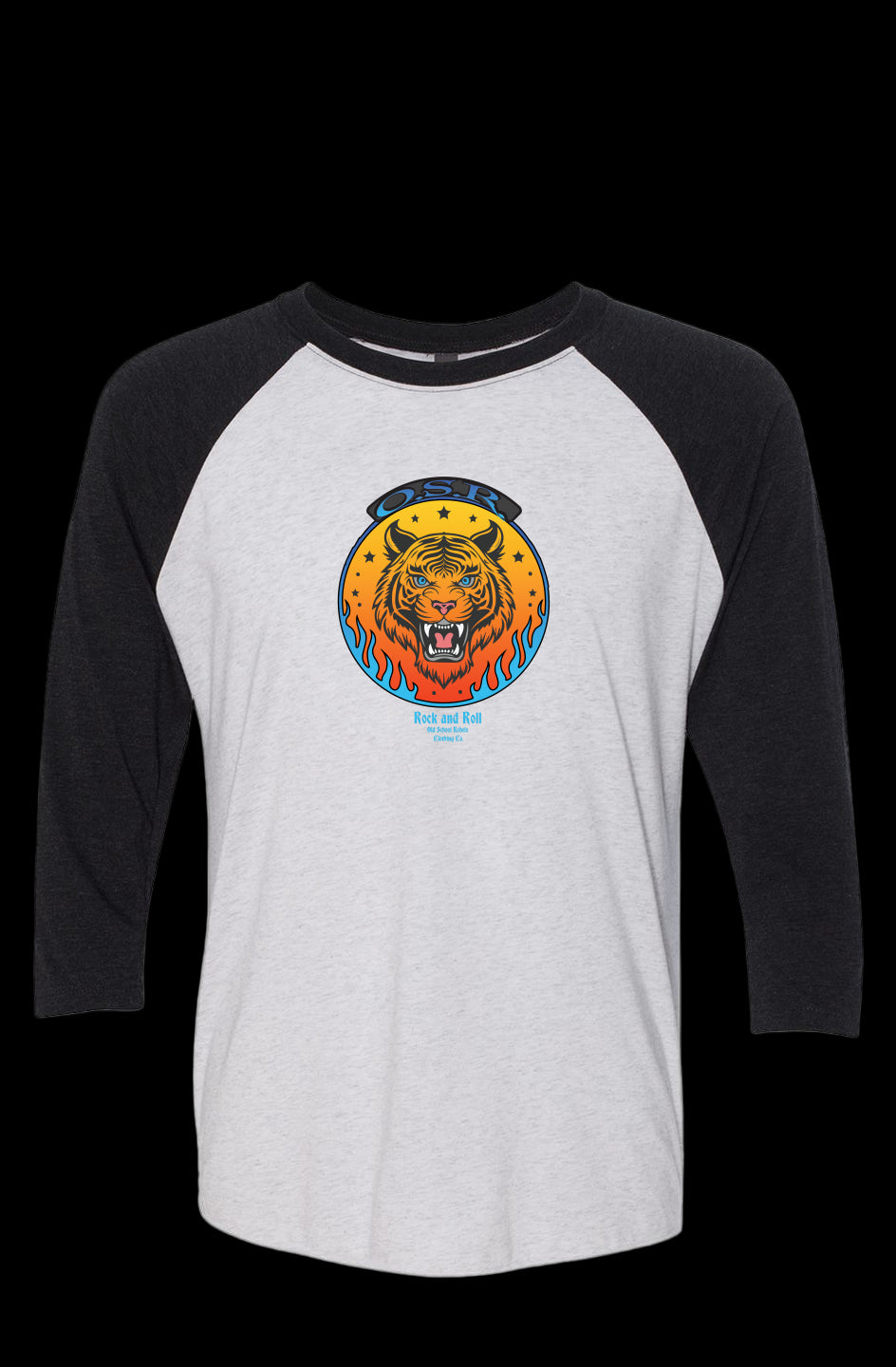 OSR RR Tiger Triblend Three-Quarter Raglan Tee