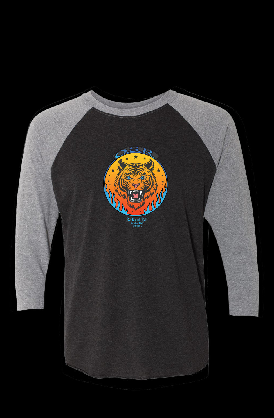OSR RR Tiger Triblend Three-Quarter Raglan Tee