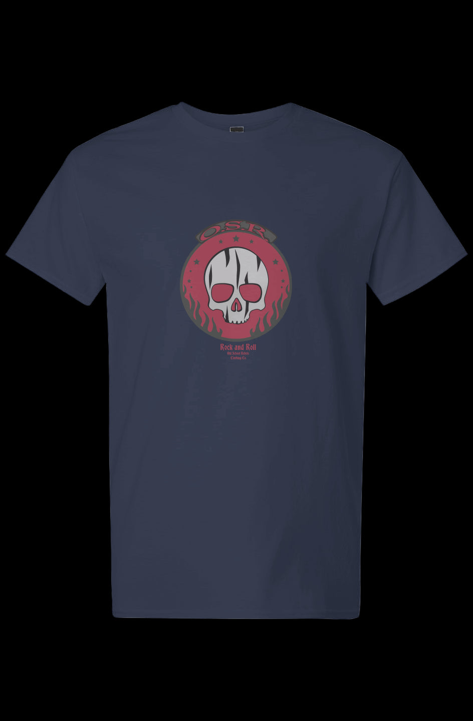OSR Skull RR Red Light Cotton T-Shirt