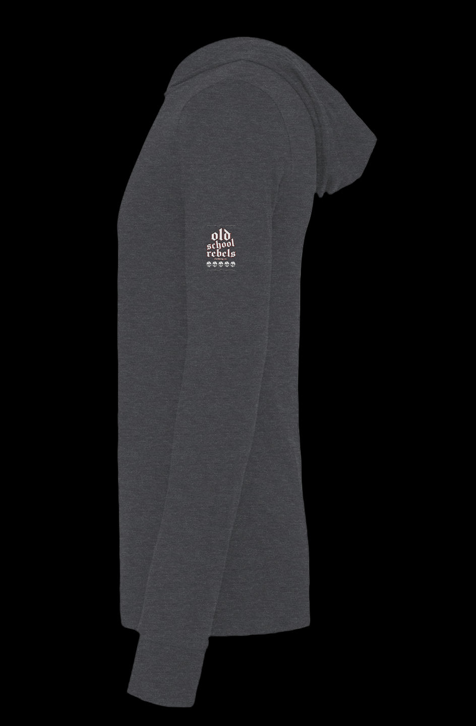 OSR 4 Skull Jersey Hooded Long Sleeve Tee