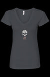 OSR Skull O.E. Womens Ideal V-Neck