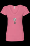 OSR Skull O.E. Womens Ideal V-Neck