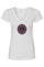 OSR Dagger Skull Heart Womens Ideal V-Neck