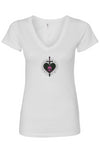 OSR Dagger Heart Womens Ideal V-Neck