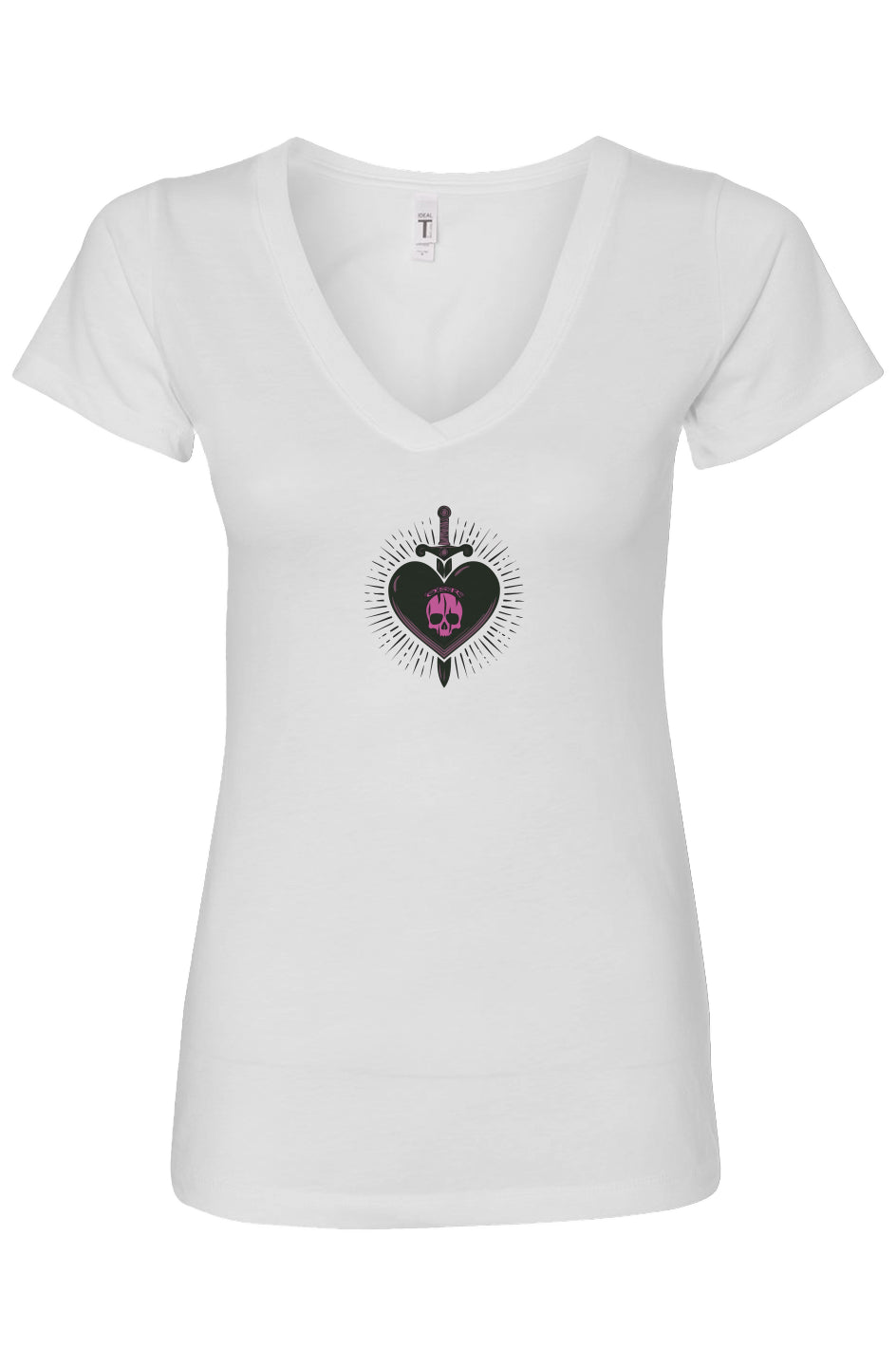 OSR Dagger Heart Womens Ideal V-Neck