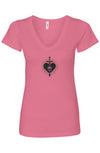 OSR Dagger Heart Womens Ideal V-Neck