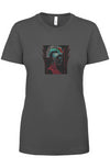 OSR Neon 80's Sci Fi Girl Womens Ideal Crew
