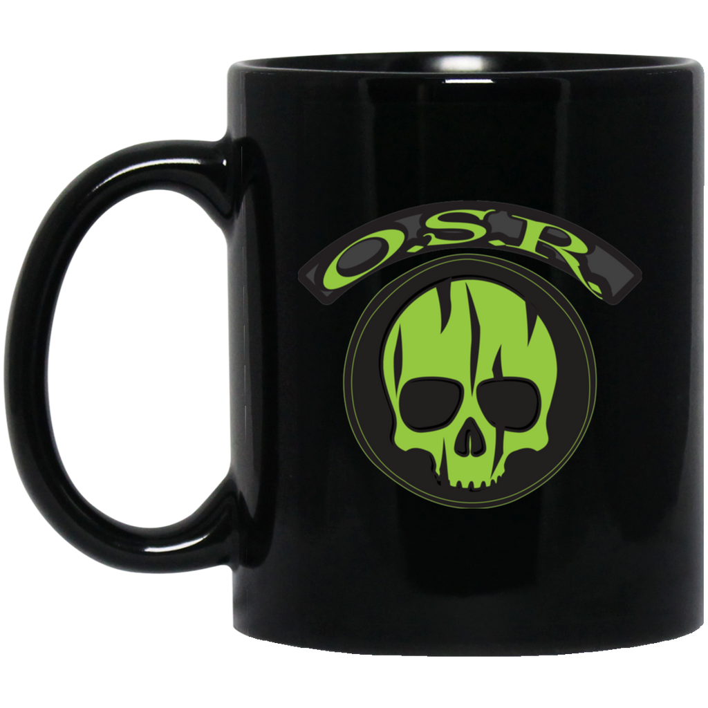 OSR Skull 11oz Black Mug