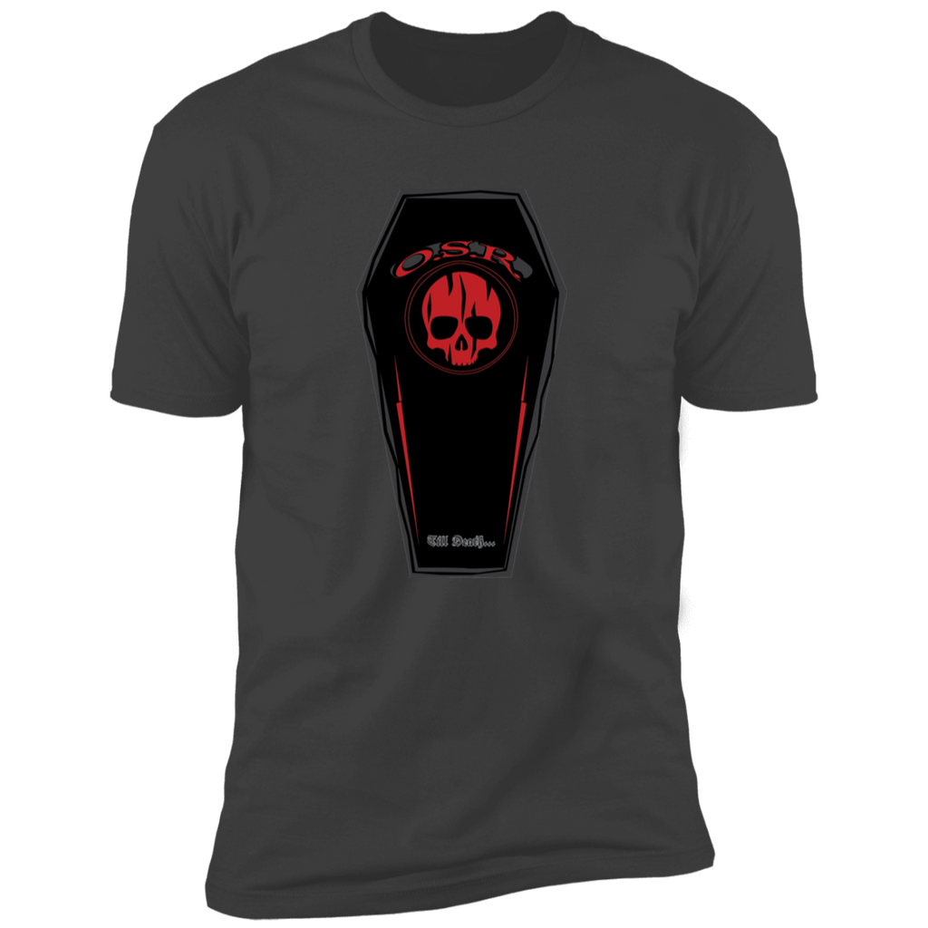 OSR  Red Skull Coffin Premium Short Sleeve T-Shirt