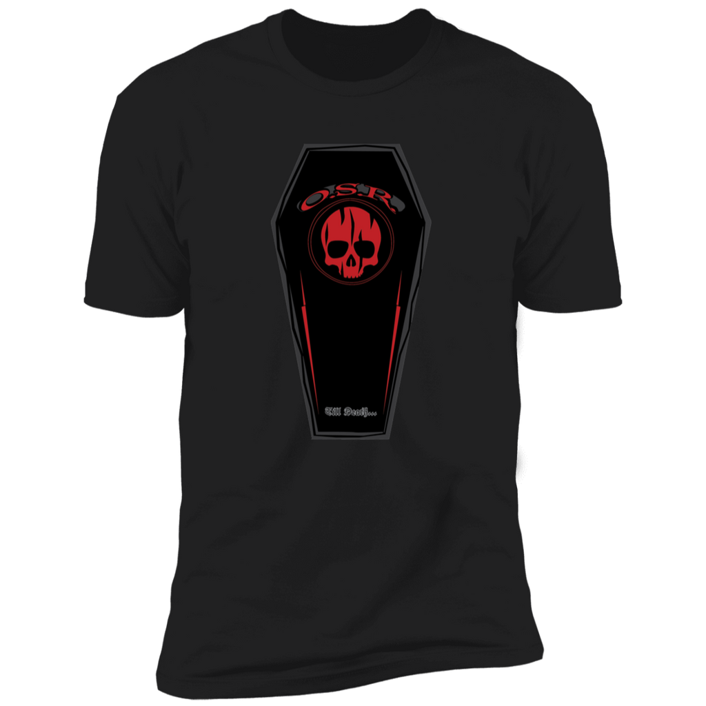 OSR  Red Skull Coffin Premium Short Sleeve T-Shirt